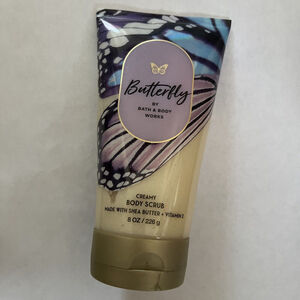 Bath and Body Works BUTTERFLY Creamy Body Scrub 8 OZ